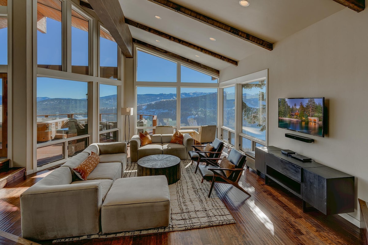 Cozy Home with Donner Lake Views ！ （ Big Sky ） TLUXP