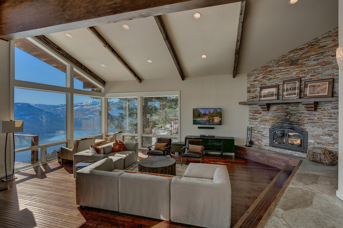 Cozy Home with Donner Lake Views ！ （ Big Sky ） TLUXP