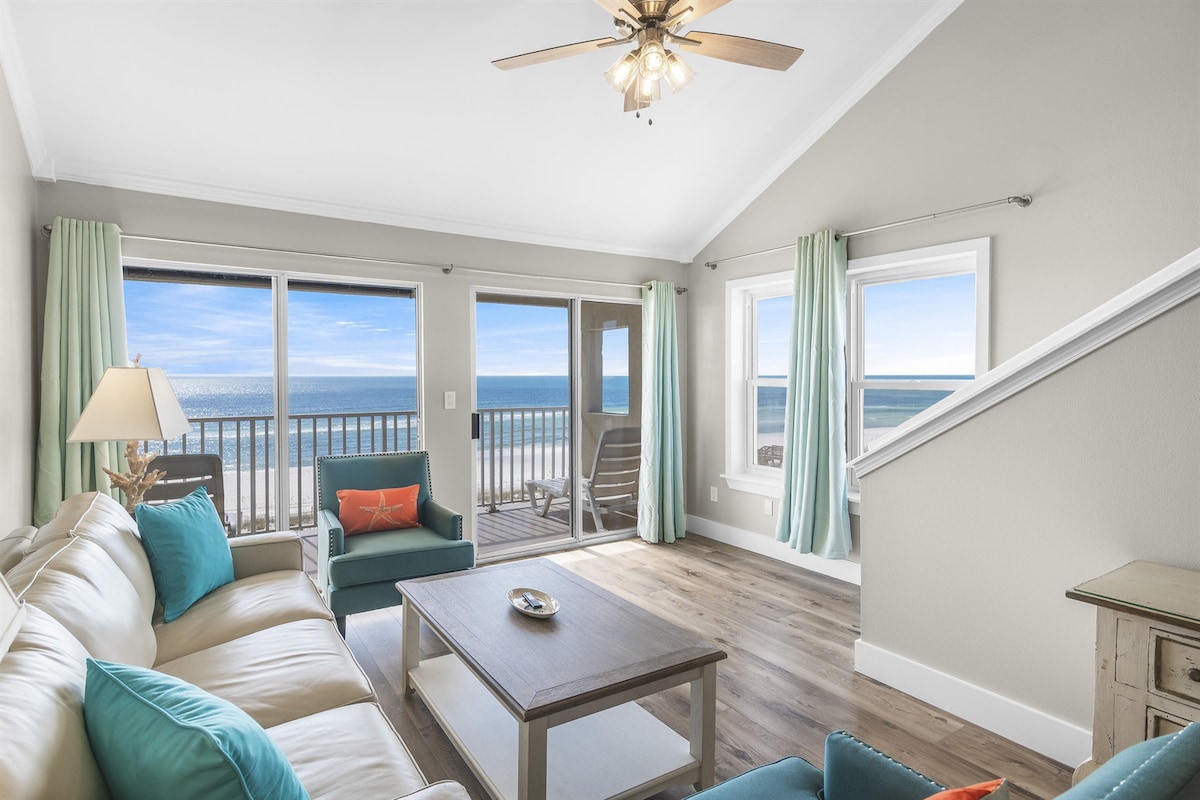 Two story two bedroom renovated condo on the beach