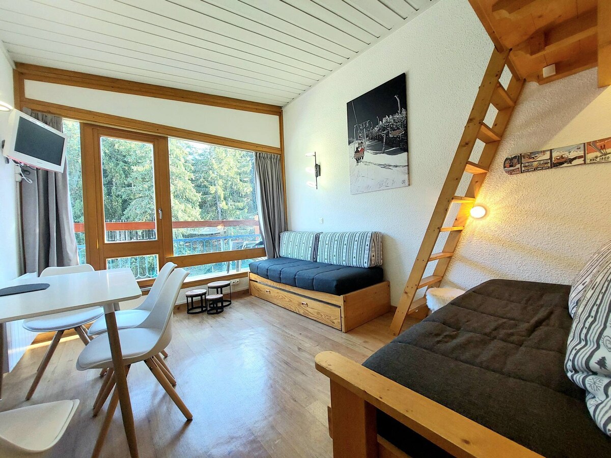 Studio Les Arcs 1800, studio flat, 5 pers.