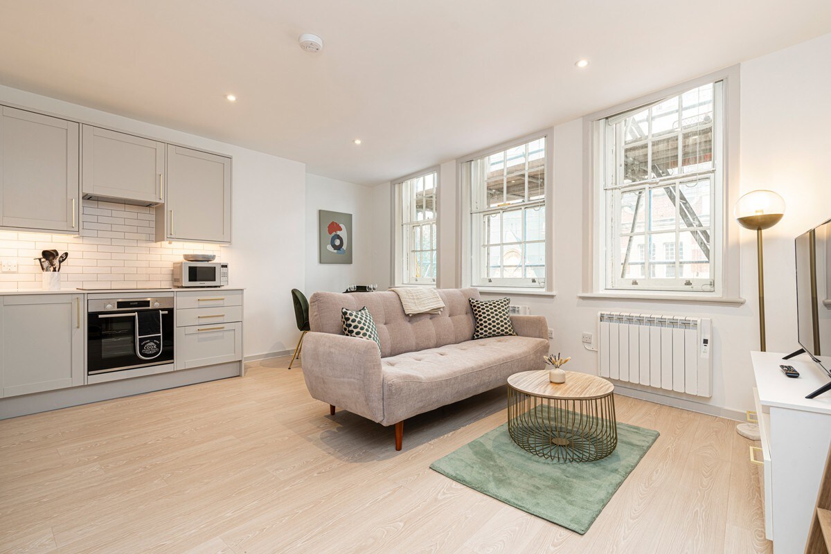 Modern flats in Leicester Square