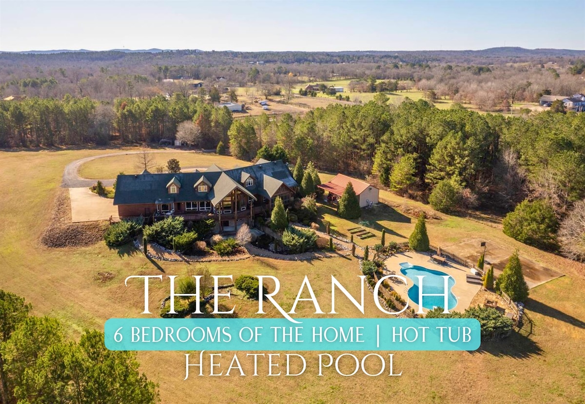 Luxury by Lakes Hamilton & Ouachita w/ Heated Pool