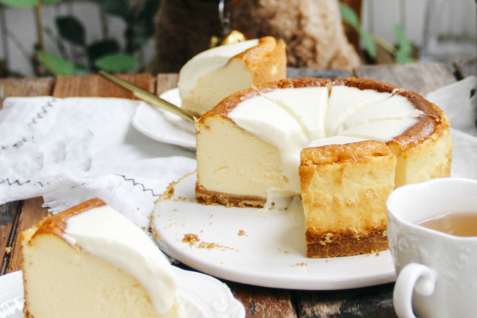 和法甜师学习制作经典的纽约芝士蛋糕