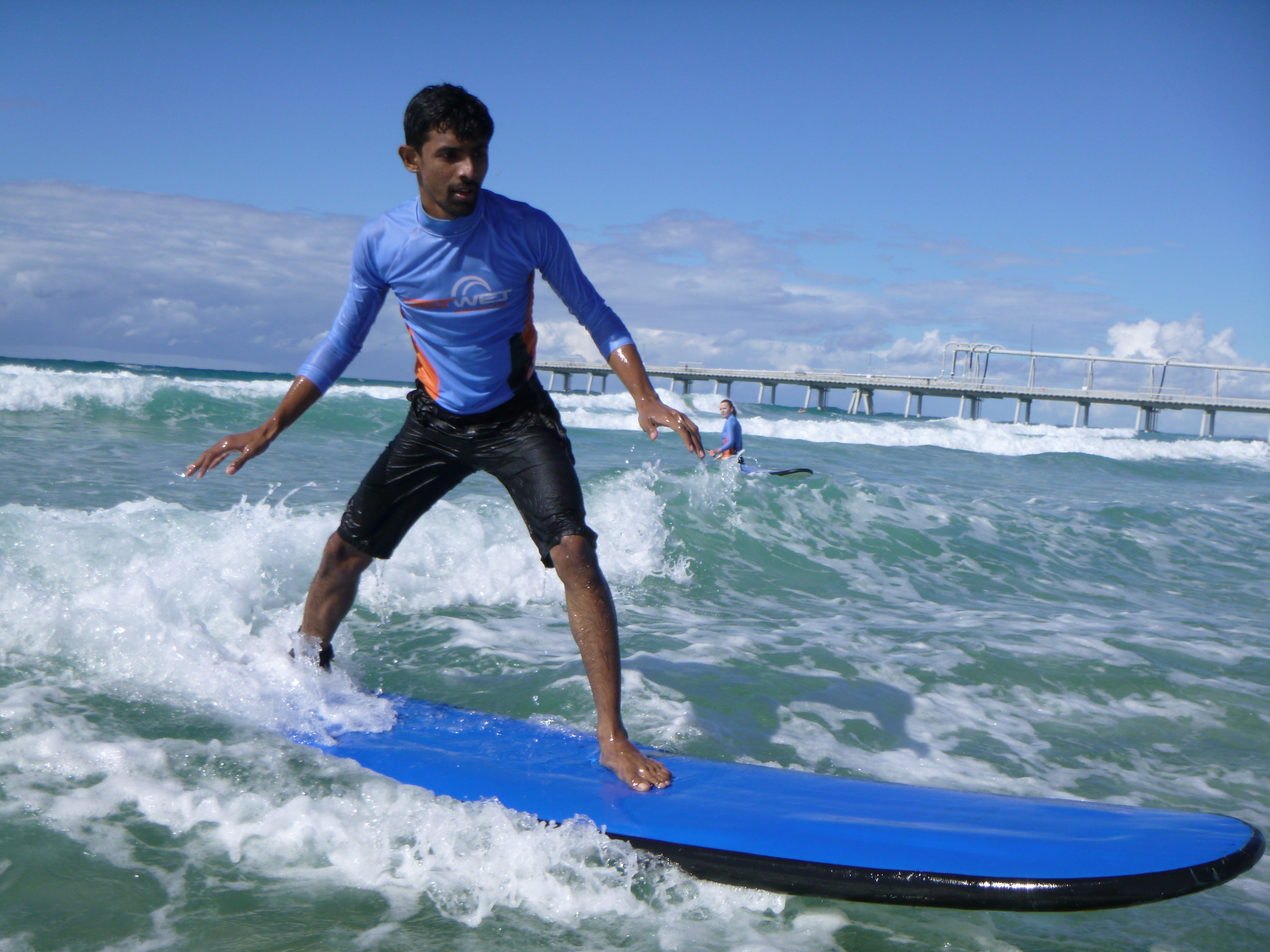 黄金海岸初学者冲浪体验