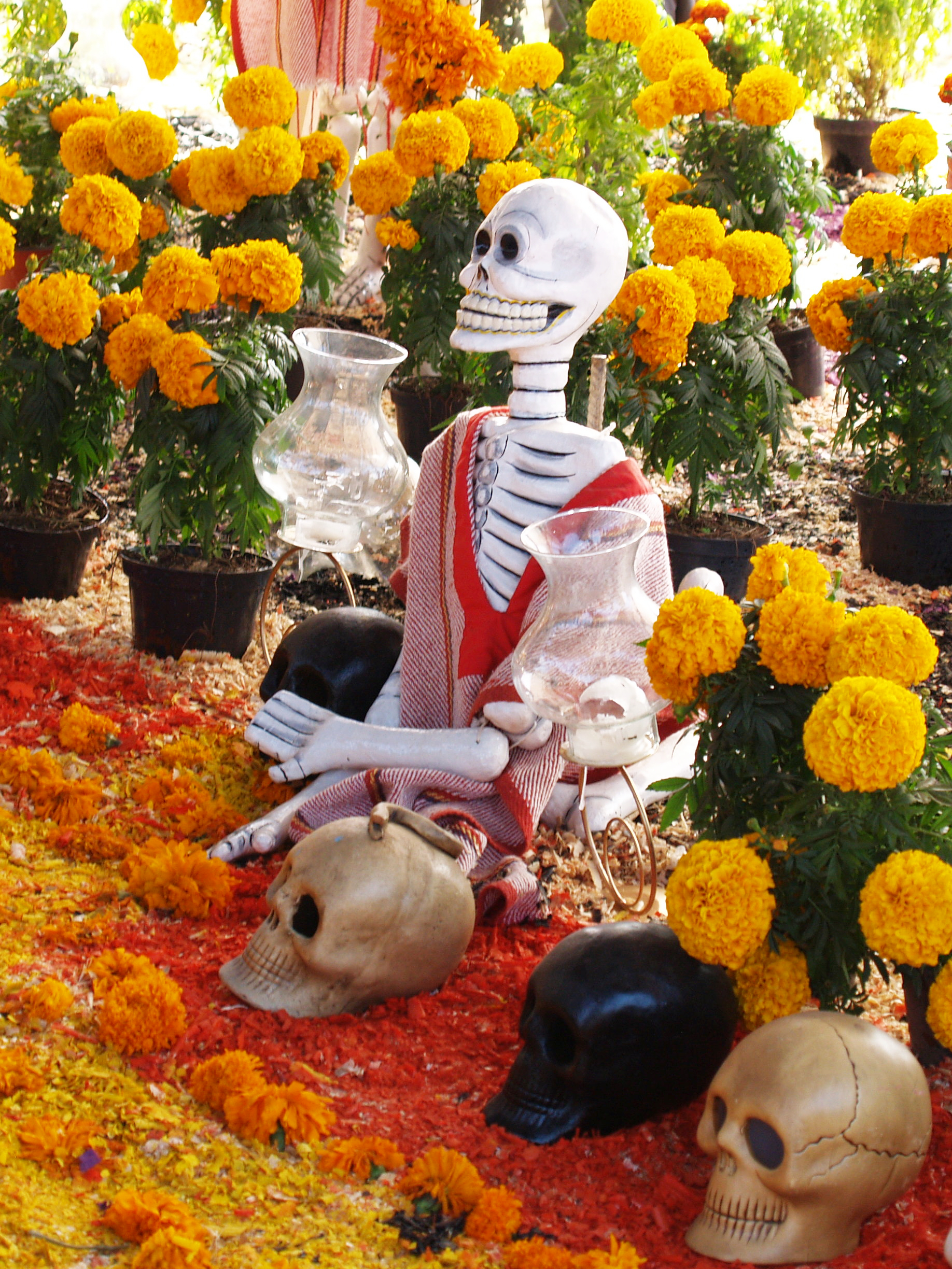 庆祝墨西哥亡灵节